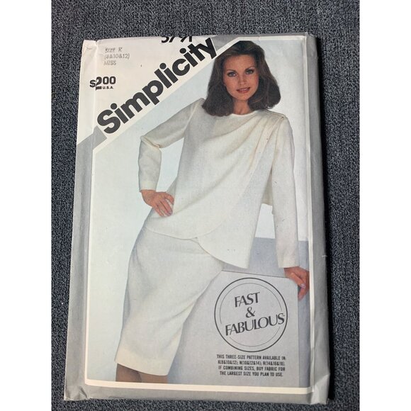 Simplicity Misses Skirt Jacket Sewing Pattern sz 8-12 5791 - uncut - Picture 1 of 9